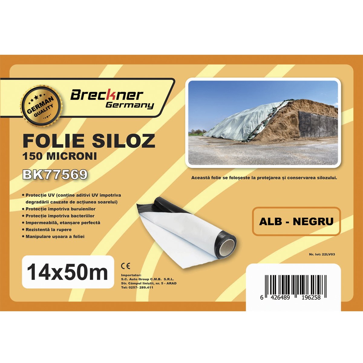 Folie siloz 14x50m 150 microni Breckner Germany